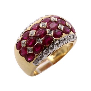LeVian 4.5ctw Rubies, Diamonds 18k Ring