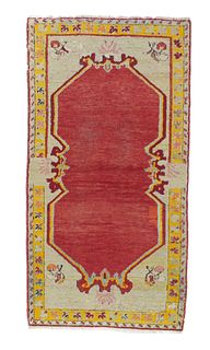 Antique Oushak Rug, 2’4” x 4’6”
