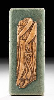 Romano-Egyptian Carved Bone Fragment Maidens