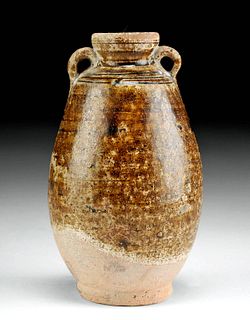 Thai Sawankhalok Stoneware Jar, ex-Museum, TL Tested