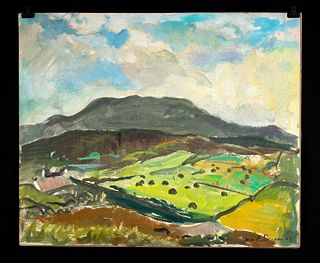 Signed William Draper Painting - Ireland (1963)