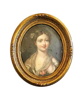 Possible 18th or 19th Century European Portrait Watercolor