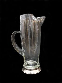 Wallace Sterling  W-401 and Crystal Pitcher