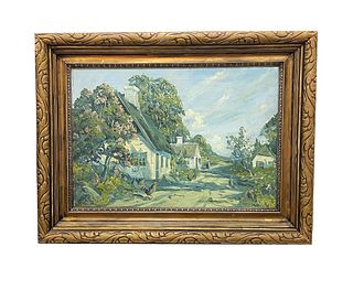Contemporary Landscape Painting Signed 