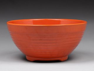 Large Bauer Pottery Footed Punchbowl c1930s