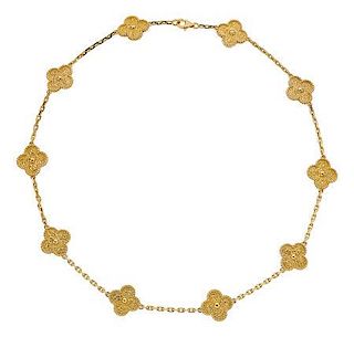 Gold Necklace, Van Cleef & Arpels