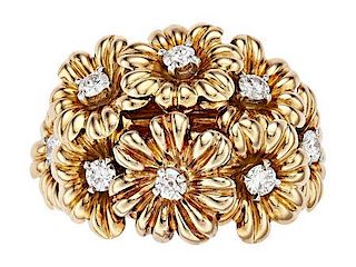 Diamond, Gold Ring, Van Cleef & Arpels, French