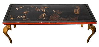 Chinoiserie Black Coffee Table