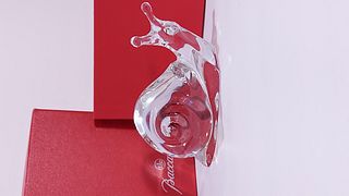 Baccarat Crystal Figurine - "Snail" Clear