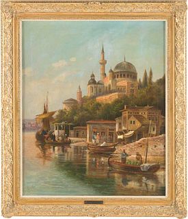 Orientalist oil painting