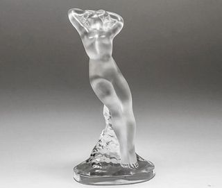 Lalique - Frosted Crystal Figurine “Dans Nude"