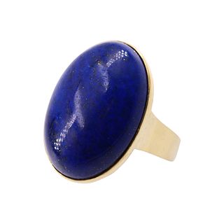 Lapis Lazuli & 18k Gold Ring