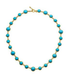 Turquoise, Gold Necklace, Tiffany & Co.
