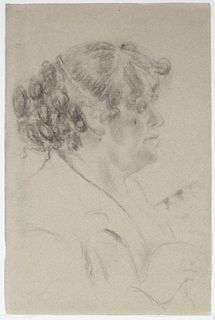 Georges Henri Manzana Pissarro - Untitled (Woman with