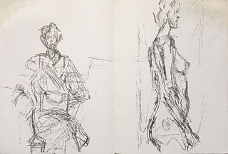 Alberto Giacometti - Untitled I from Derriere le Miroir