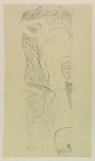 Gustav Klimt - Study for Water Serpents I