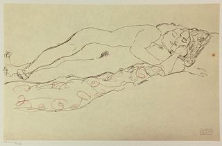 Gustav Klimt - Untitled Study (XVII)