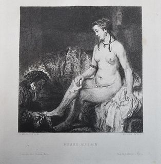 Rembrandt van Rijn (After) - Femme Au Bain