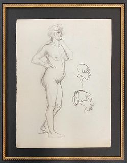 Ludovic-Rodo Pissarro - Standing Nude IX