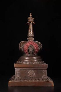 Ming: A Bronze Stupa