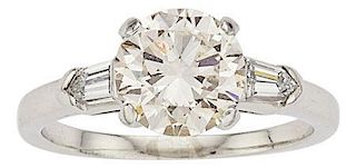 Diamond, Platinum Ring, Tiffany & Co.