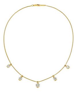 Diamond, Gold Necklace, Jose Hess