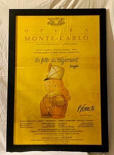 Fernando Botero,"La Fille du Regiment at the Opera de Monte-CarloPoster"