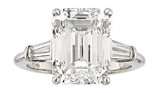 Diamond, Platinum Ring, Tiffany & Co.