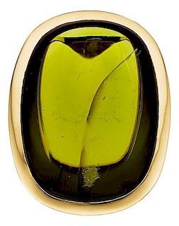 Peridot, Gold Ring, Carter Malouf
