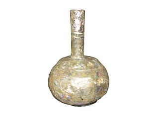 ISLAMIC GLASS BOTTLE CIRCA 12TH CENTURY