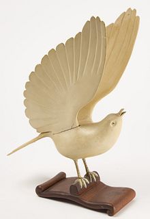 Carved and Painted Dove