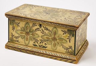 Small Paint-Decorated Chest