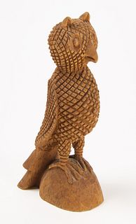 Aaron Mountz Carved Owl