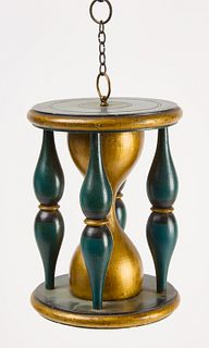 Odd Fellows Carved Hourglass