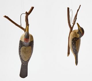 Two Carved Birds