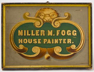 Double-sided Elaborate House Painter Sign