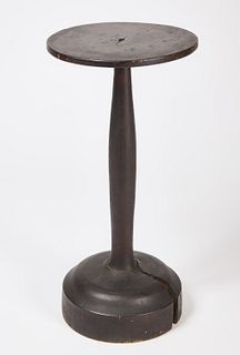Candle Table with Integral Base and Shaft