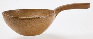 Wood Burl Bowl with Handle