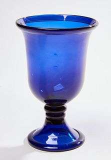 Cobalt Celery Vase