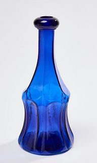 Cobalt Petticoat Bar Bottle