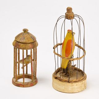 Two Squeak Bird Cage Toys
