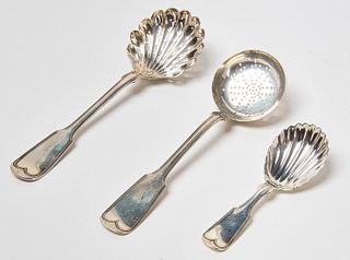 2 Sugar Sifters and Short Scalloped Spoon