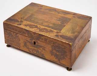 Decorated Sewing Box