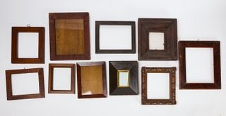 Lot of Ten Antique Frames