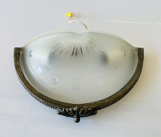 Beautiful Sconce with Cut Glass Shade