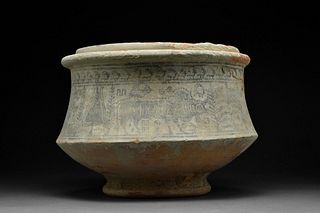 INDUS VALLEY CIVILIZATION PAINTED POTTERY BOWL