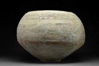 A LARGE INDUS VALLEY TERRACOTTA BOWL