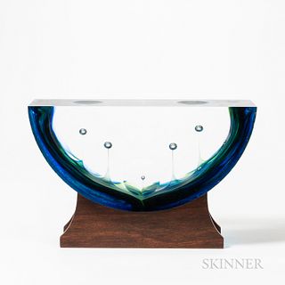 Steven Weinberg (American, b. 1954) Art Glass Sculpture