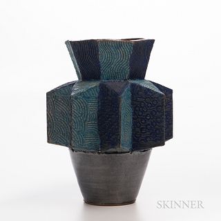 Gerry Williams (1926-2014) "Inside Outside Form" Studio Pottery Vase