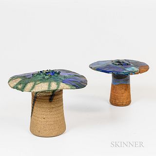 Two Michael Cohen (b. 1936) Studio Pottery Vases